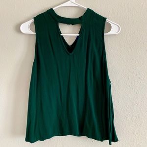 Aeropostale Green Keyhole Shirt